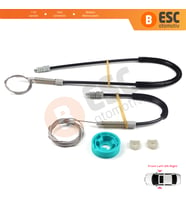 Audi 80 B3 B4 8G 89 1991-2001 Coupe Cabriolet 895837729 İçin Elektrikli Ön Cam Kriko Tamir Seti