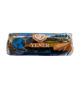 Yener Jumbo Çöp Torbası Poşeti - 2 Kat - Siyah - 400 Gr. - 80x110 Cm. -10 Adetlik Rulo