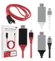 Usb 3.1 Type-C Hdtv  Hdmı 4k 30hz Uhd Kablo 2m-(5775) - ETC2076-3109 (Gri)