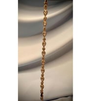 18 Ayar Altın Kaplama Swarovski Taşlı Gema Artemis Bileklik