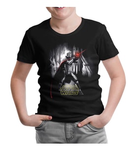 Star Wars - The Force Awakens 3 Siyah Çocuk Tshirt