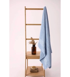 NİVEMESHOME MAVİ BAMBU BANYO HAVLUSU NURPAK