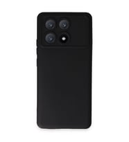 Xiaomi Poco X6 Pro Kılıf Nano İçi Kadife Silikon - Siyah