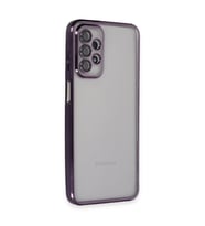 Samsung Galaxy A23 4g Kılıf Razer Lensli Silikon - Mor