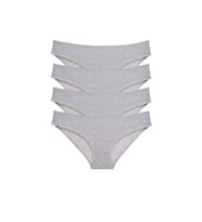 Mulvxbrf Brf02 4 Adet Süper Eko Set Likralı Kadın Slip Külot Gri (Mulvix)