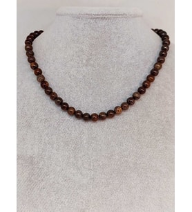 Bronzit Taşı Kolye 6mm