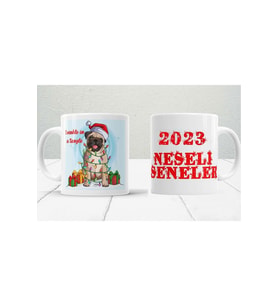 Kişiye Özel Yılbaşı Temalı Baskılı Kupa Bardak