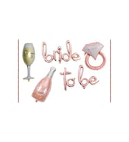 Bekarlığa Veda Setleri Bride To Be Balon Seti  Rose Şampanya Balon