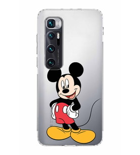 Xiaomi  Mi 10 Ultra  Kamera Korumalı Kapak Mickey Mouse Tasarımlı Şeffaf  Kılıf