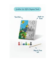 Kâbe-i Muazzama Şövalesiz Boya Seti 20x20