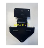 Yamaha Yzf R25 - MT 25 Tam Uyumlu Plakalık Katlanır Lazer Kesim -Arasmoto (Siyah)