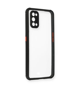Realme 7 Pro Kılıf Miami Şeffaf Silikon - Siyah