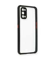 Realme 7 Pro Kılıf Miami Şeffaf Silikon - Siyah
