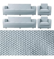 Balpeteği 3+3+1+1 lastikli kanepe örtüsü lastikli koltuk örtüsü koltuk kılıfı takımı açik gri 180 x 230