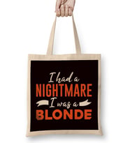 Nightmare Blonde Redhead Red Haired Irish Ginger Red Hair Bez Çanta Uzun Saplı
