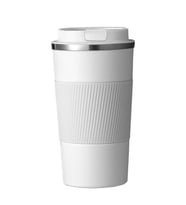 304 L Kilitli Çelik Mat Beyaz 510 ml Kahve Termos Mug cin405by