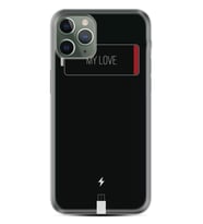 Apple iPhone 11 12 13 14 Pro Max Kılıf Desemli Silikon My Love 1402