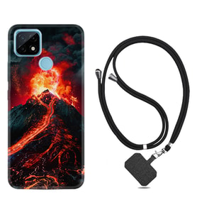 Realme C11 C21 C21Y C25Y C11 2021 Kılıf Boyun Askılı Silikon Yanardağ 1611