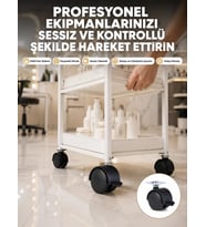 Northcity Zemin Korumalı Kilitli Ayak Tekerlek Seti 6 cm - Mobilite ve Koruma Çözümü