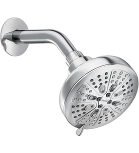 Moen 200W0 Hydro Energetix Sekiz Fonksiyonlu 12,7 Cm Çap Sprey Başlığı Standart, Krom (Çok Renkli)