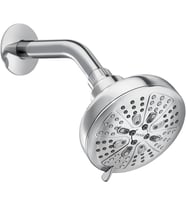 Moen 200W0 Hydro Energetix Sekiz Fonksiyonlu 12,7 Cm Çap Sprey Başlığı Standart, Krom (Çok Renkli)