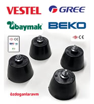 Baymak Gree  Beko Altus Vestel Altus   Klima Dış Ünite Ayağı Yer Takozu 4 Adet