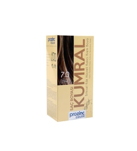 Prozinc Color 7.0 Kumral - Amonyaksız Bitkisel Kalıcı Saç Boyası