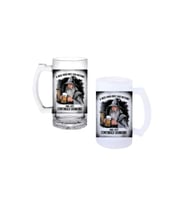 Ghostbastır Design Gandalf Kulplu Bira Bardağı Buzlu veya Şeffaf Seçenekli 075