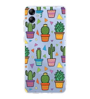 PrintiFy Samsung Galaxy A04e ile Uyumlu 1mm Slim Fit Water Color 4 Baskılı Şeffaf  Kılıf