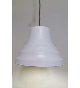 RİOLİGHT RETRO BEYAZ İÇİ BEYAZ TEKLİ METAL SARKIT ÇAP: 27CM (Siyah)