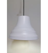RİOLİGHT RETRO BEYAZ İÇİ BEYAZ TEKLİ METAL SARKIT ÇAP: 27CM (Siyah)