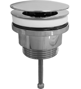 ECA Pirinç Krom Sabit Taşmalı Taşmasız Lavabo Sifonu 402129032