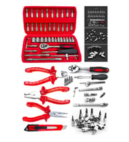 Moonshop 50 Parça Lokma Takımı Cırcırlı 1/4" Wrench Set Yüksek Kalite Kombinasyon Alet Seti Pense