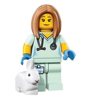 Lego Minifigür - Seri 17 - 71018 - 5 Veteriner