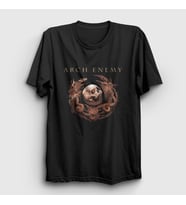 Presmono Unisex Siyah Power Arch Enemy T-Shirt 11635tt