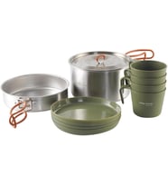 Easy Camp Moss 4 Cook Set 4 Kişilik Paslanmaz Çelik Kamp Yemek Seti