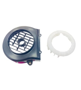 Scooter 50 - 80 Fan + Fan Kapağı Takım (Siyah)