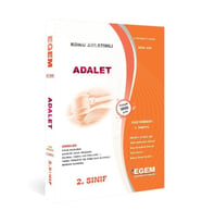 Egem Eğitim Yayınları Aöf Adalet Bölümü 2.sınıf 3.yarıyıl Güz Dönemi Ders Kitabı Güncel (Çok Renkli)