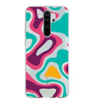 Xiaomi Redmi Note 8 Pro Uyumlu Kapak Renkli Desen Tasarımlı Şeffaf Silikon Kılıf
