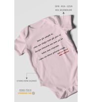Canına Can Olmaya Geliyorum Canım Babam Baskılı Bebek Zıbını – Çıtçıtlı Body  %100 Pamuk Kısa Kol (Bebek Pembesi)