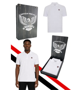 BEŞİKTAŞ ORİJİNAL LİSANSLI BEYAZ POLO T-SHİRT LAZER KUTU HEDİYELİ