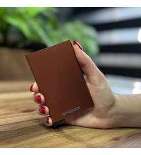 Mekanizmalı Kartlık Rfid Korumalı Alüminyum Otomatik Mekanizmalı Kredi Kartlık Renkli Mat Bakır