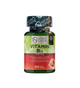Natures Supreme Vitamin B12 1000 Mcg 60 Kapsül Aromasiz