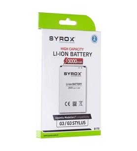 Syrox LG G3 / G3 STYLUS / BL-53YH Batarya B170