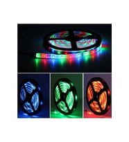 Cristafobe 5 Mt. Rgb Şerit Led Seti Kumandalı  Tak Çalıştır Renkli