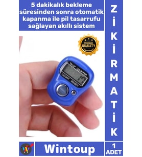 #Zikirmatik Dijital Sayaçlı Silikon Kayışlı Ergonomik Tasarım Kompakt Ayarlanabilir Yüzük Zikirmatik