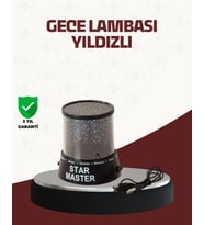 Galaxy Efektli LED Projektör Taşınabilir Yıldız Gece Lambası
