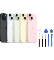 Apple İphone 15 Arka Kapak +B7000 Yapıştırıcı+Tamir Seti (Yeşil)
