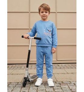 Civil Boys Cepli 2-5 Yaş Eşofman Takımı - Mavi
