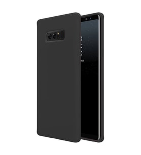 Samsung Galaxy Note 8 İnce Mat Silikon Kılıf Siyah